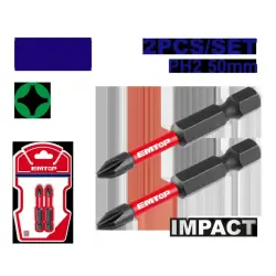 Emtop ESBTM5PH250 | PH2 täsirli ucluk toplumy 50mm 2 sany