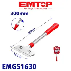 Emtop EMGS1630 | Aýna arassalaýjy pyçak 300mm alcipan saply
