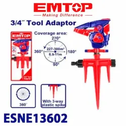 Emtop ESNE13602 | Plastiki Şlanga Krany 1/2 Dýuým