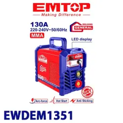 Emtop EWDEM1351 | Kebşirleýji aparat 130A 78V 45% iş sikli