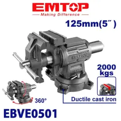 Emtop EBVE0501 | Iş Stoly Tissesi 2000kg 125mm