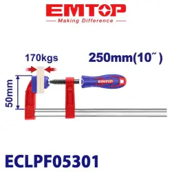 Emtop ECLPF05301 | Iş Stolu Gysgyjy F 50x250mm Agyr Demir