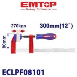 Emtop ECLPF08101 | Ussahana gysgyjy 80x300mm