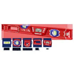 Emtop ESLL46001 | Цифровой уровень 60 см, точность 0~360°