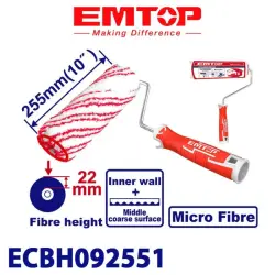 Emtop ECBH092551 | Mikro Süýümlerli Walik 255 mm