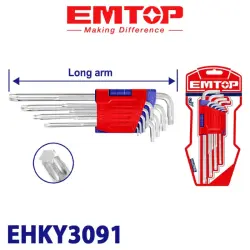 Emtop EHKY3091 | 9 sanyly açar toplumy hrom-wanadiý
