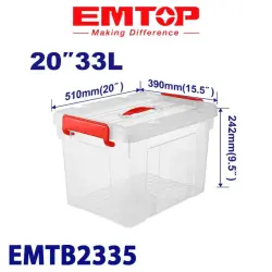 Emtop EMTB2335 | Plastik Guty 33L