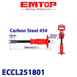 Emtop ECCL251801 | Çyzgyç 25x300mm Güýçlendirilýän Polat