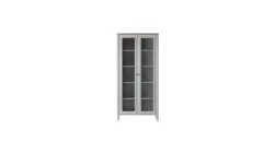 MARTHA 55243 | Glass Bookcase Office Shelf Modern Design
