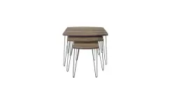 BLANCO 3200379068 | Nesting Table Metal Leg Space-Saving Design
