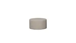 CALINA 3120015714 | Pouf Coffee Table Round, Upholstered Seat