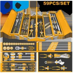 Ingco HTCS15591 59 bölekli işewürlik üçin professional gurallar toplumy