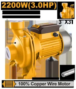 Ingco MHF22001 800L/min 3x3" High-Performance Water Pump for Business