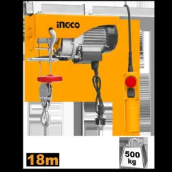 Ingco EH5001 Electric Winch 500 kg 900W for Heavy-Duty Lifting