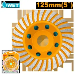 Ingco almazly şlifowka tigir 125x22,2mm CGW011251 senagat derejesi