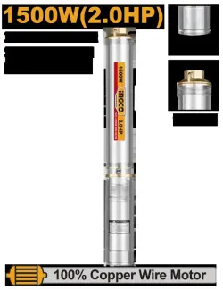 Ingco Deep Well Pump 135M 6.0M3/H DWP15001 for High-Performance Water Supply