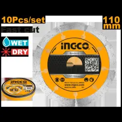 Ingco DMD011102M Segmented Diamond Blade for Construction and Renovation