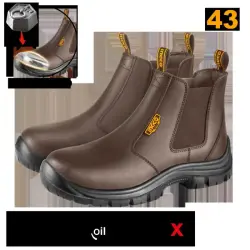 Ingco Protective Safety Boots Size 43 SSH08SB.43 for Industrial Use