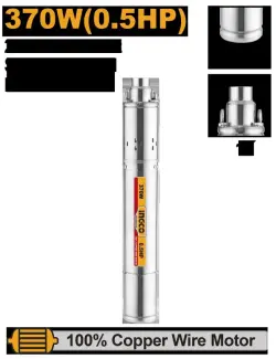 Ingco SWP3701 3" Screw Pump, 25L/min, Robust B2B Efficiency