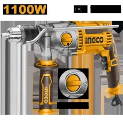 Ingco 1100 Вт Ударная дрель 16 мм ID211008 – Индустриальная надежность