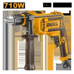 Hünärmentler üçin Ingco 710W 13mm täsirli buraw ID7118