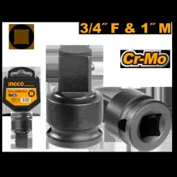 Ingco Impact Socket Adapter 3/4" and 1" HIA24011 Heavy-Duty Industrial