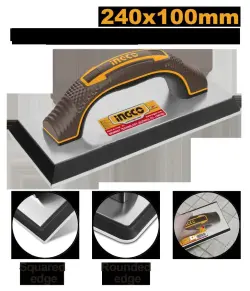 Ingco HSFR24108 Rubber-Coated Trowel for Professional Use