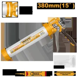 Ingco HCG0115 15r Aluminum Caulking Gun for Professional Use