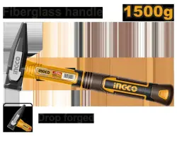 Молоток слесарный Ingco 1500г HMH821500 – промышленный стандарт, быстрая доставка