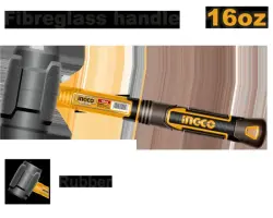 Ingco 16oz Rubber Mallet HRUH8816 – 450g, Durable, Precise, Fast Delivery