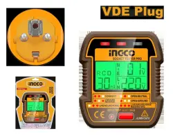 Ingco HESST30011 Socket Tester for Fast Electrical Diagnostics