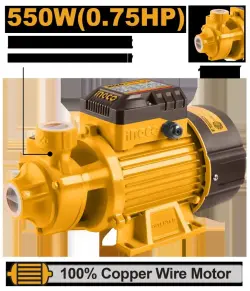Ingco VPM5508 Water Pump 45L/min for Industrial and Commercial Use