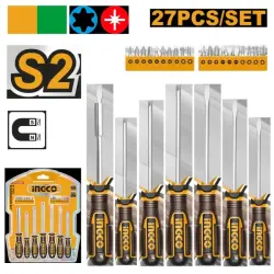 Ingco 27-Piece Screwdriver Set HKSDS2728 for Business & Industrial Use
