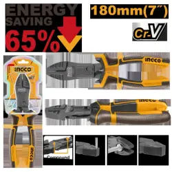 Ingco HCCP58180 Heavy-Duty Combination Pliers 180mm (65% Reinforced)