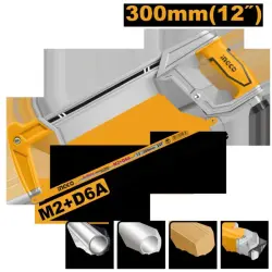 Ingco 300mm Professional Hacksaw Frame HHF3088 for Business Use
