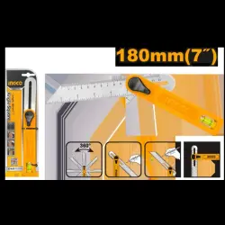 Ingco 75° burç ölçeýji 180mm HAS181501 – ýokary takyklykly iş üçin