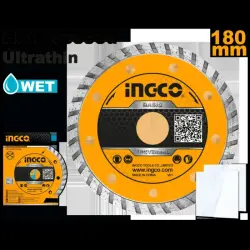 Ingco Ultra-Thin Diamond Disc DMD031802HT for Precision Cutting