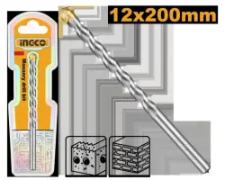 INGCO 12x200mm Masonry Drill Bit DBM2111220 for Professional Use