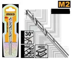 Ingco M2 HSS 2 6.0mm High-Speed Steel Drill Bit DBT11300601