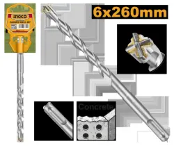 Ingco SDS Plus Concrete Drill Bit 6x260mm DBH1210604C