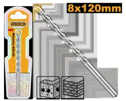 Ingco 8x120mm daş üçin buraw DBM2110812 – hünärmenler üçin