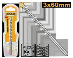Сверло по бетону INGCO 3x60мм DBM2110360 для строительства и ремонта
