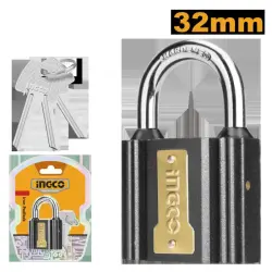 Ingco Steel Padlock 32 mm DIPL0301 for Business Security
