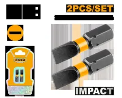 Ingco Impact Bits 6x25mm 2pcs SDBIM71SL625 – High Performance & Durability