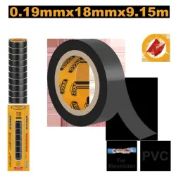 Ingco PVC Electrical Insulation Tape 9.15m HPET1101