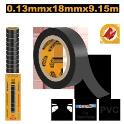 Ingco PVC Electrical Insulation Tape 9.15m x 0.13mm HPET1103