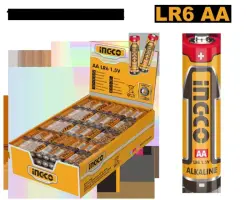 Ingco Alkalin 1,5V LR6 (AA) Batareýa HAB2A01