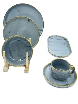 MLD MLD513-25 | Dinnerware Set 32 pcs, White, for 6 Persons