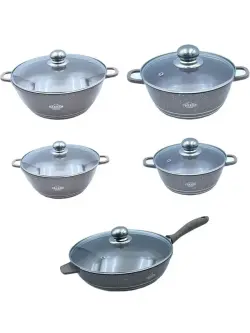 Uakeen VK-8-3 | Granit örtükli gaplar toplumy 10 bölek 20/24/28/32sm