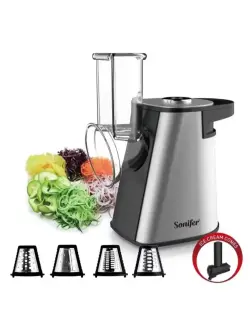 Sonifer SF-5528 | Electric Vegetable Slicer High-Speed Stainless Blades